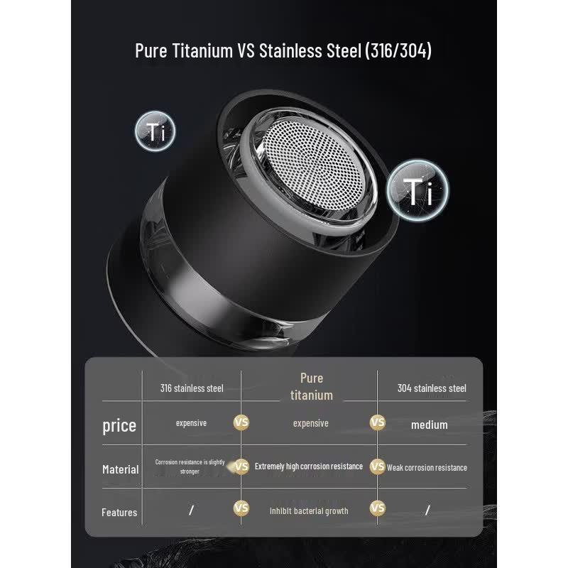 TOMIC Men's Tea Infuser Insulated Mug