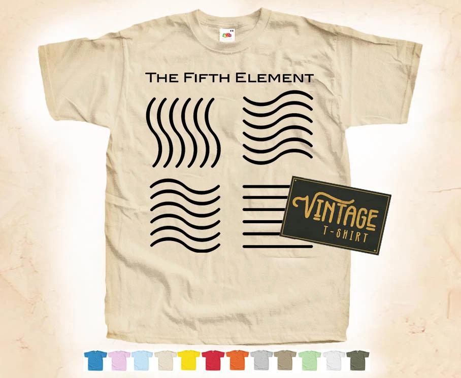 

Black Print FIFTH ELEMENT vol.1 T-SHIRT Tee Vintage Poster 12 Colors S-5XL S