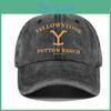 Yellow Stone Letter Embroidery Baseball Cap With Adjustable Fit For Summer Sun Protection