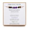Adjustable 6mm Mahogany Grain & White Moonstone Aquamarine Natural Stone Bracelet for Pregnant Women