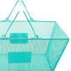 Large Capacity Hand Basket with Metal Construction for Convenience