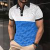 New Men's Polo Shirt, Short-sleeved, Collared, Knitted, Men's Clothing