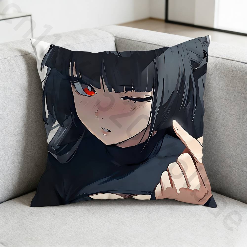 HHoshimi MMiyabi Pillow Case Sofa Living Room Bedroom Headboard Backrest Cushion Square Cushion Nap Time