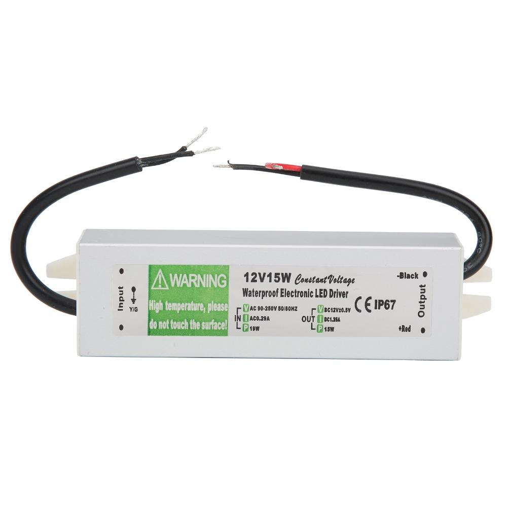 12V/24V DC LED Driver Transformer AC90-250V Input Lighting Transformer Outdoor Lighting