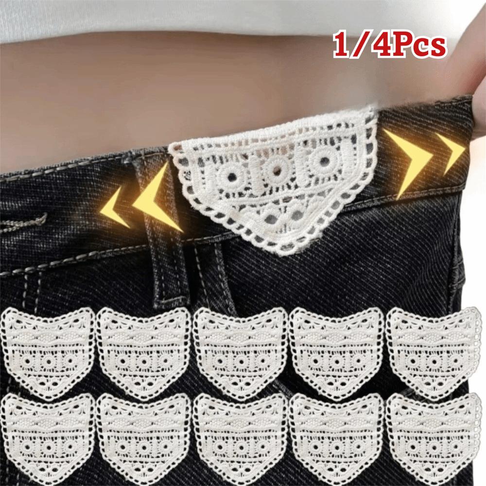 1/Pcs New Cotton Jeans Waist Expander Adjustment Hollow Lacework Waist Band Maternity Waist Expanders for Jeans Pants Trousers