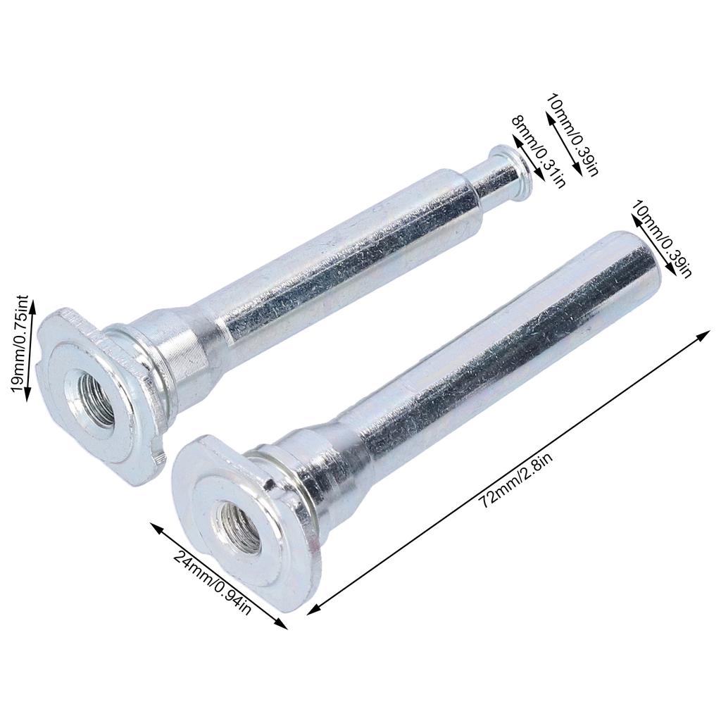 Front Brake Caliper Slider Pin Guide Kit BCF1393C Replacement for CRV CR‑V MK2 02‑06