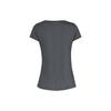 Under Armour HeatGear Armour Logo Print Crew Neck Sports T-Shirt Women Tops Gray 1328964-012
