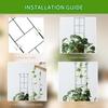 Trellis For Potted Plants Climbing Plant Support Garden Outdoor Trellis Metal Stakes Support Yard Decor For Indoor Outdoor