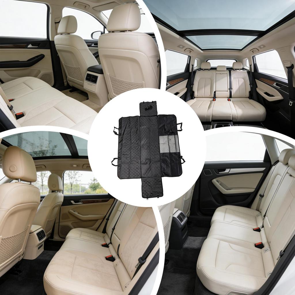 Dog Bed For Car Scratch-proof Waterproof Non-Slip Pet Mat Seat Protector For Car For Trailer RV Truck Automotive Sedan Pickup