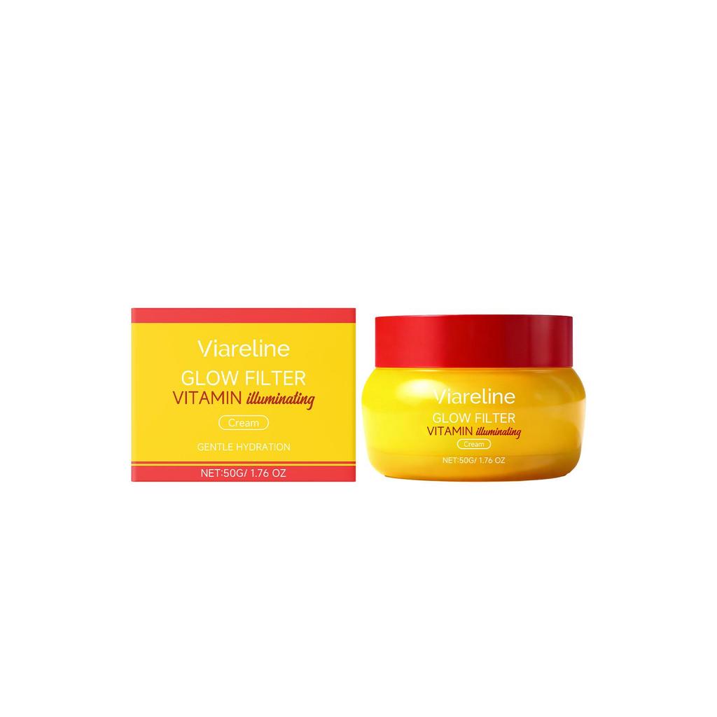 VIARELINE Crema Viso Nutriente Delicata - Idratazione & Luminosità Skincare Quotidiana