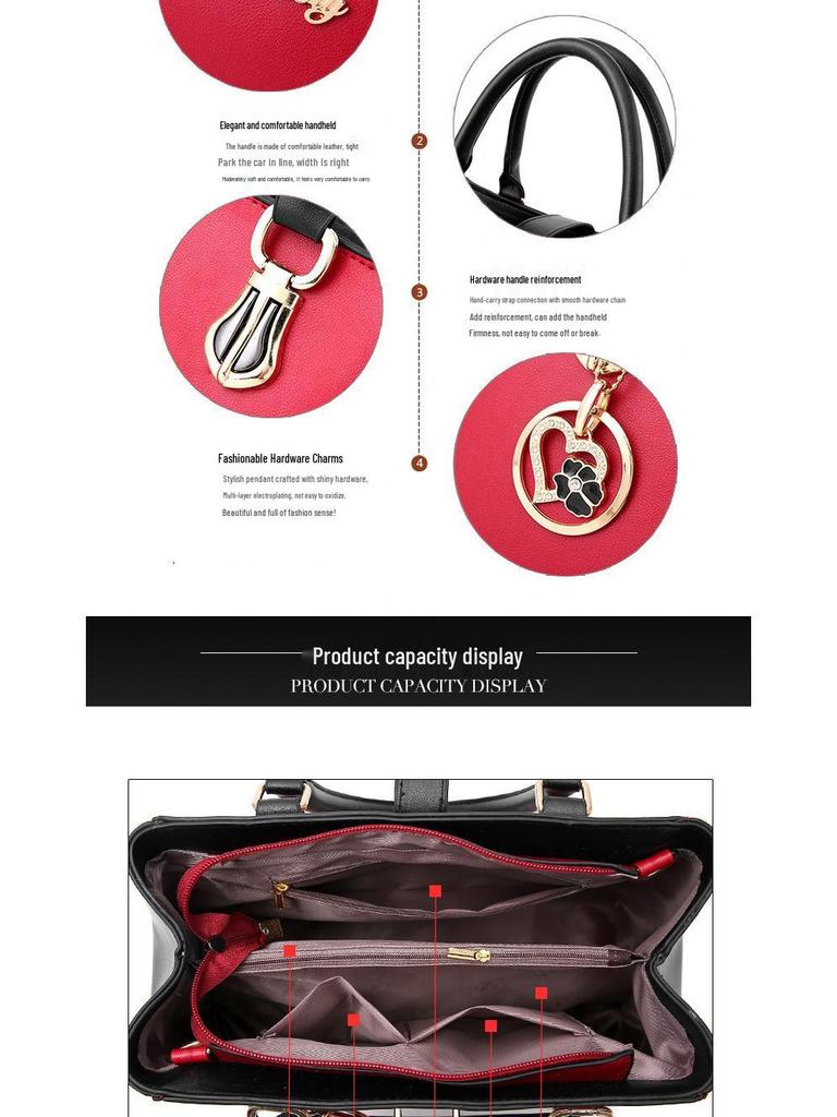 New Autumn/Winter Women's Large-Capacity Korean Style Fashion Handbag - Trendy Shoulder & Crossbody Bag