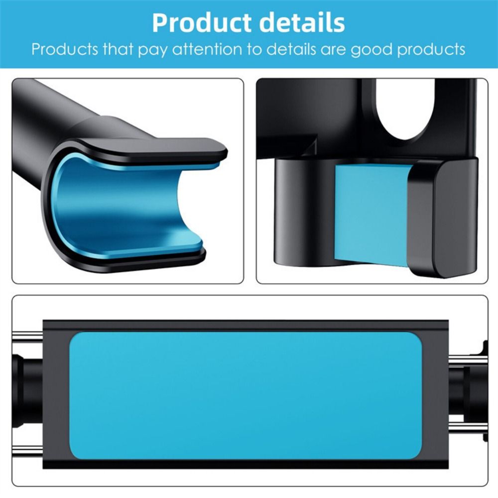 Foldable Car Rear Pillow Phone Holder Flexible Rear Headrest Mounting Brackets Flight