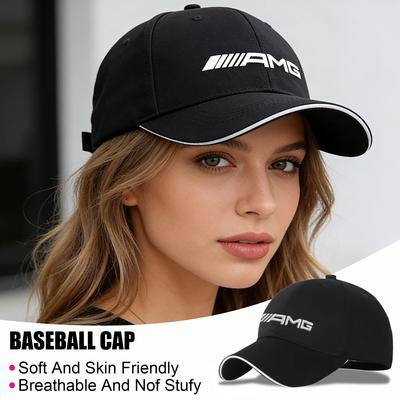 Car Fashion Embroidered Baseball Hat Outdoor Leisure Breathable Sunscreen Hat Accessories Car Hub Cap For Mercedes Benz AMG W214