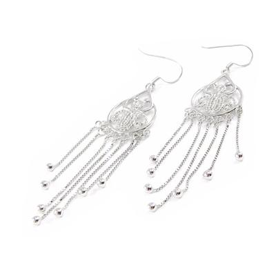 [F6243] - Silberohrringe 'Thai Beauty'