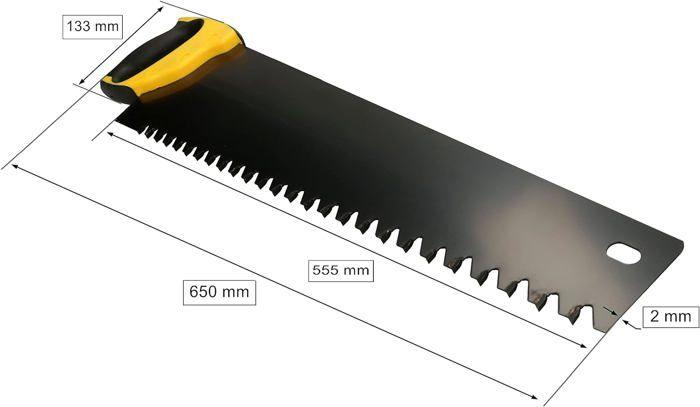 Scie Égoïne À Béton Cellulaire Manuelle 550 Mm - 26 Dents En Carbure De Tungstène - KOTARBAU®