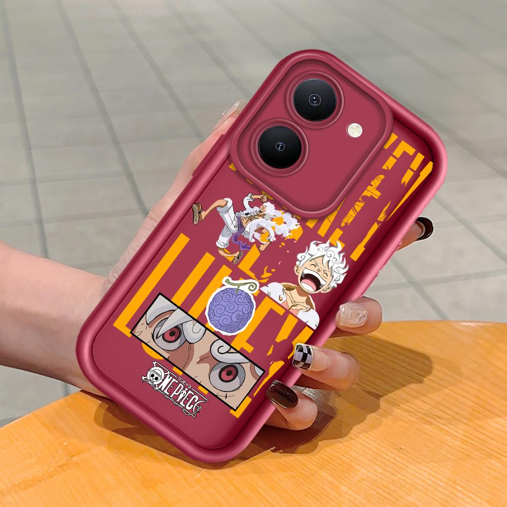 

Мягкий силиконовый квадратный чехол с рисунком лестницы для телефона, полное покрытие, противоударный защитный резиновый чехол для камеры для Vivo Vivo Y33T темно-красного