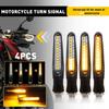 4 Pack Universal Motorcycle Turn Signal Flasher Amber Lights Fits Suzuki DRZ400s