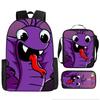 Traditional Creative Cool Total Drama 3D Pattern Pupil Schoolbags For All Oxford Water-resistant Laptop Versatile Journey Rucksacks