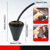 Leak Detection Conical Hose Tool Heat Resistant Silicone Designs for Professional Automotive Repair Applications