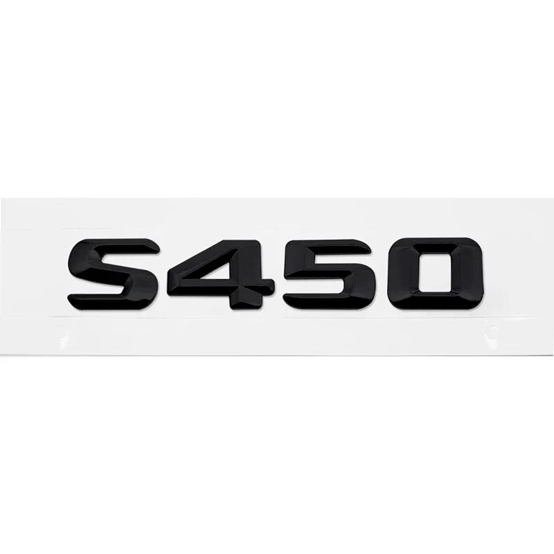 Modified 3D Car Letter Sticker Rear Trunk Tail Decorative Badge Emblem for Mercedes Benz S400 S420 S430 S450 S500 S550 S600 S650 AM1