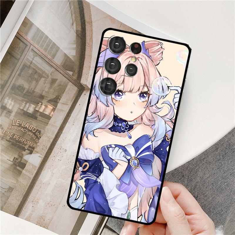 

Genshin Impact Sangonomiya Kokomi Phone Case For Samsung Galaxy S24 Ultra S9 S10 S20 S22 S21 Plus S23 FE S25 Ultra Full Cover Galaxy S23 FE