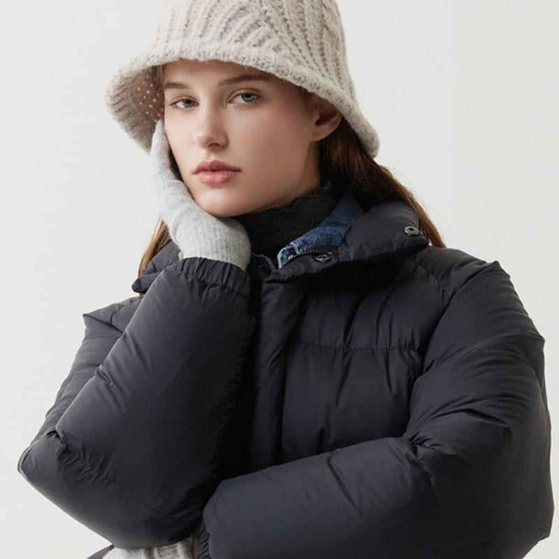 

Marchen Cable alpaca bucket hat_5color blue green