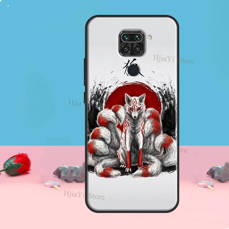 

Kitsune Fox Art для Xiaomi Redmi Note 11 10 9 8 Pro 11S 10S чехол для телефона Redmi 10 9 9A 9C 9T чехол Redmi Note 11S