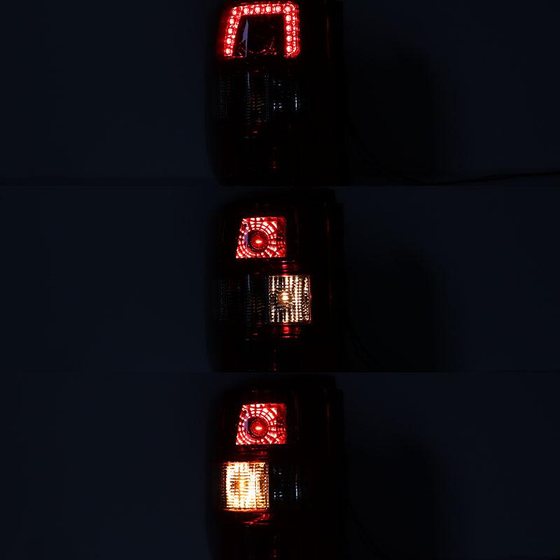 For Mitsubishi Pajero Montero 1989-1999 Car Accessories Wide Body LED Rear Tail Light Parking Lamp Turn Signal Light With Bulbs