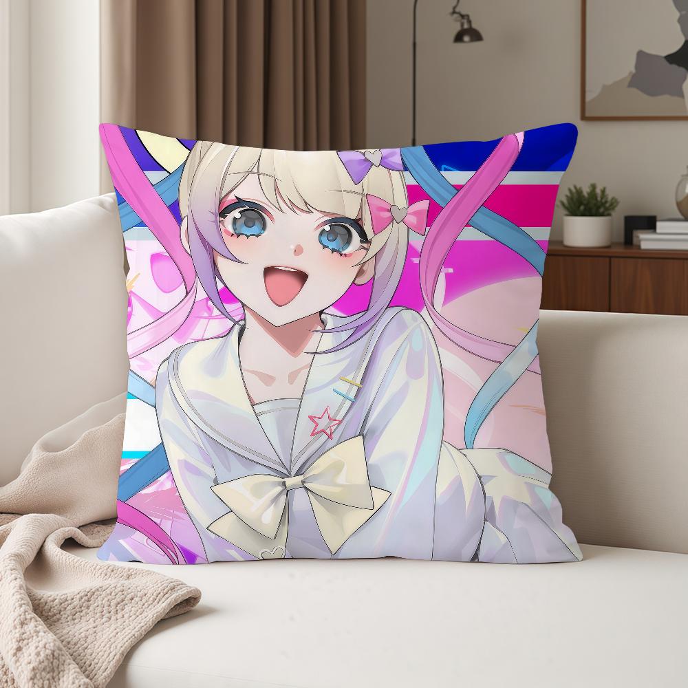 Game Nneedy Streamer Ooverload Amechan Pillow Case Suitable For Bedrooms Living Rooms Cars Home Decoration