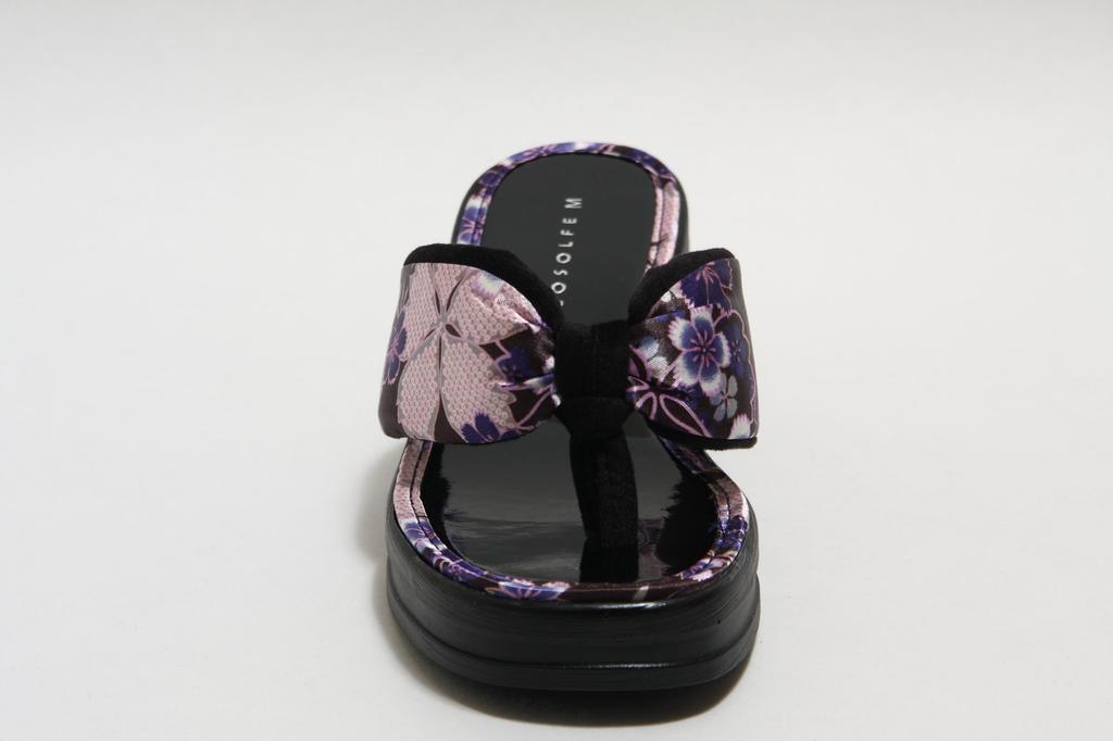 Hasegawa Japanese Cherry Blossom Urethane Made In Approximately 6cm Navy Size M Sandals, Sole, Japan, Heel, Blue,