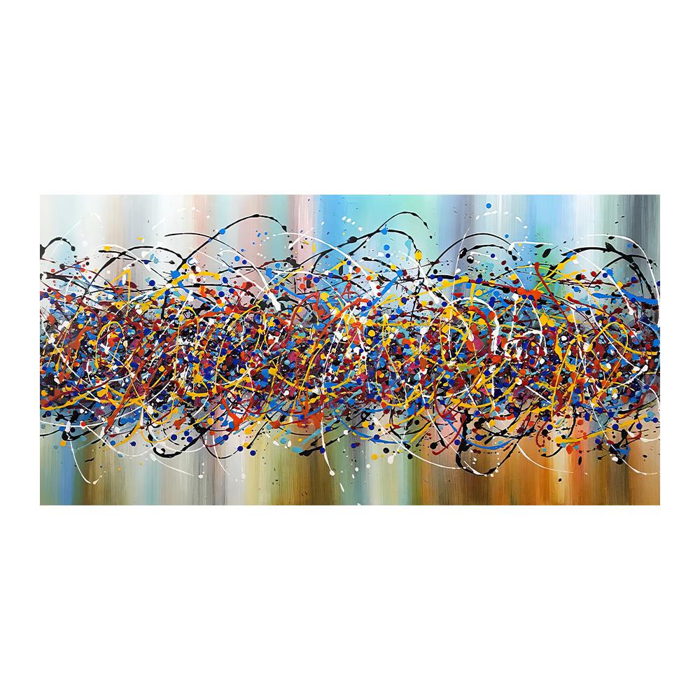 

Абстрактные Цветные Линии Холст Живопись Постеры и Принты Модные Картины для Современной Гостиной Cuadros Decor 20x40cm NoFrame
