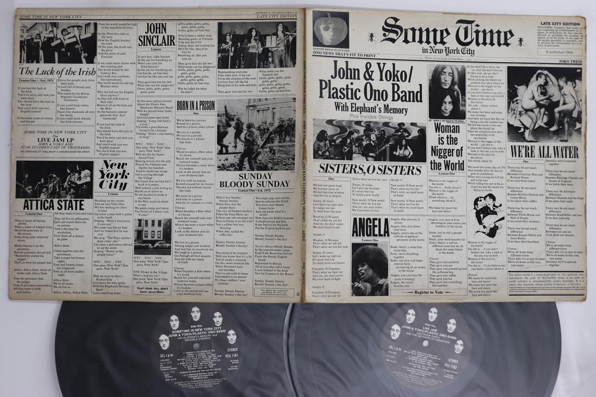 

LP Record JOHN & YOKO, PLASTIC ONO BAND - Sometime In New York City PCSP716 APPLE 1972 UK Rock Used