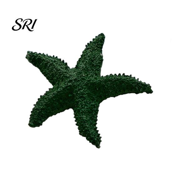 Party Decoration Supplies Starfish Figurine Resin Aquarium Realistic Artificial Waterproof Ornaments Ornament for Fish Tank Home Nautical Decor