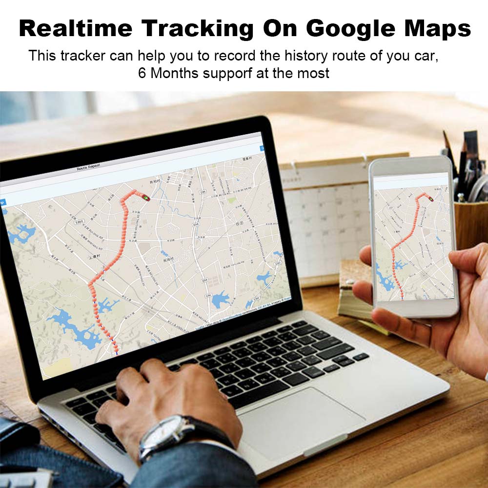 Car Tracker 4G TKSTAR GPS Tracker 4G Car Charger Type-C Smart GPS Locator Multi-Alarms Free Web&APP Tracking Device