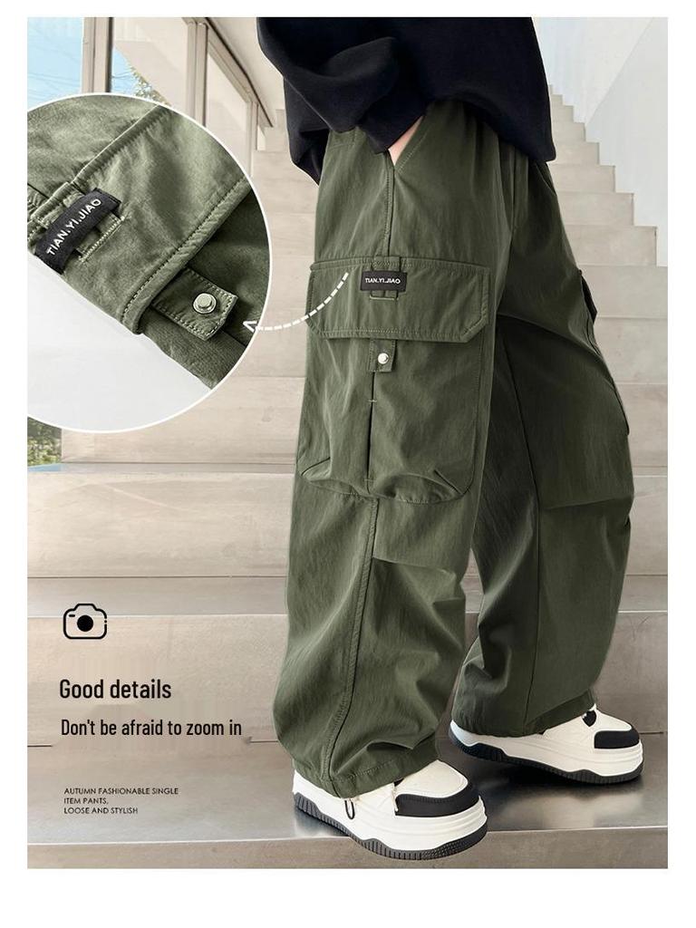 Boys' Mosquito-Proof Summer Overalls 2025 - Lightweight, Casual Spring/Summer Wear
