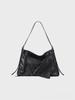 GROTTO Maillard Women's Large Capacity Genuine Leather Lapel Shoulder & Messenger Bag
