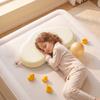 Infant Memory Foam Pillow Newborns Kids Toddler Neck Support Breathable Washable Cotton Cover