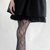 Japanese Lolita Hollow Lace Fishnet Stockings Sexy Jacquard Maillard Color Fishnet Stockings Women'S Base 6224