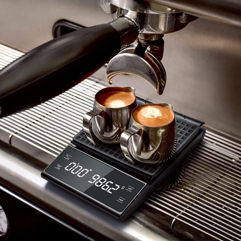 3KG/6.6LB Pour Over Drip Coffee Multifunctional Precision Food Scales  LED Screen Smart Kitchen Baking Scale Electronic Scale