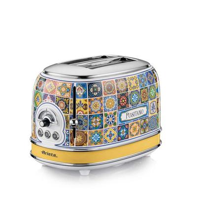 ARIETE Toaster Vintage Positano 2 Slots 810W Retro Design