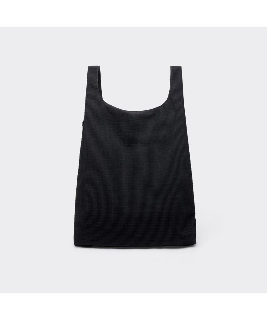 Customellow [Online Only] Black Texture Tote Bag Crbax26001Bkx