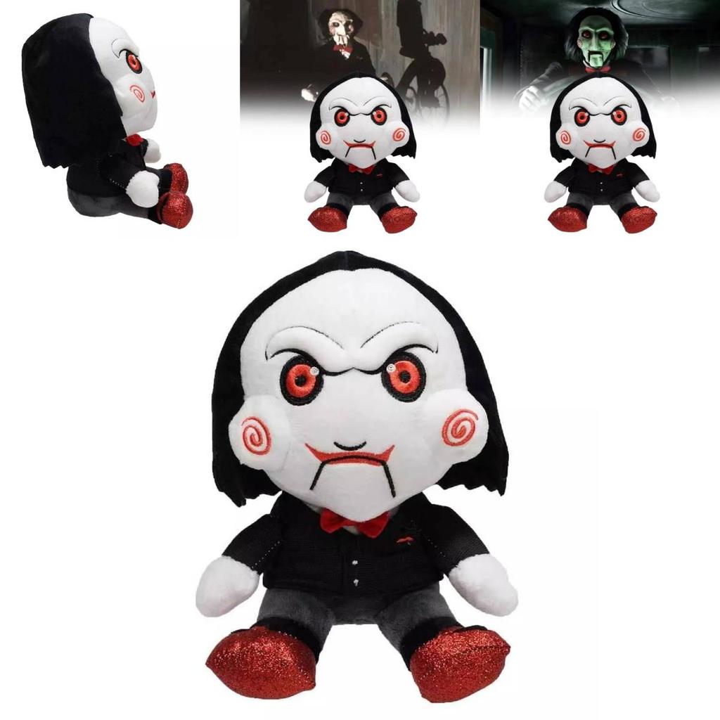 Adorable 18cm Plush Doll From Saw Movie Featuring Iconic Billy Character For Collectors