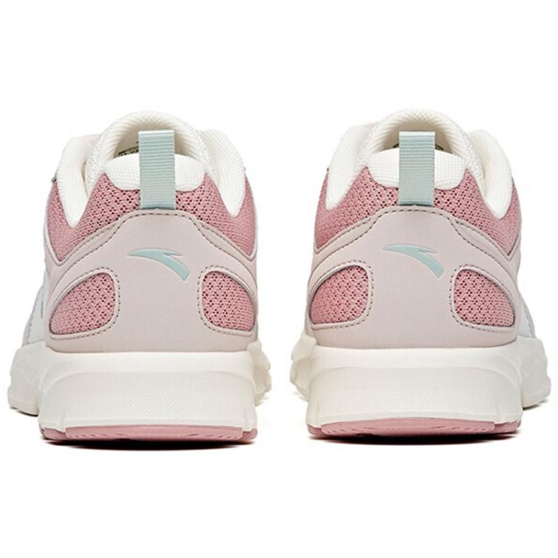 Anta Running Collection Cushioning Anti-Slip And Wear-Resistant Low-Top Running Shoes Women's Pink White Sneakers 92625512-47