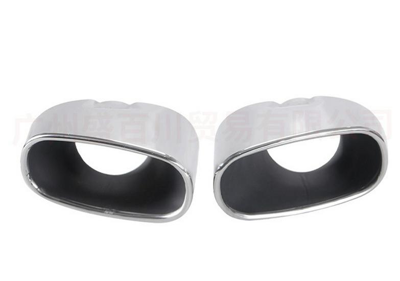 Stainless Steel Square Exhaust Tailpipe for 04-13 BMW X5 E70/E53, Modification and Installation Compatible