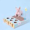 Five-hole Whack-a-mole Corrugated Cat Scratcher Multifunctional Toy For Cats And Kittens Wood And Corrugated Paper