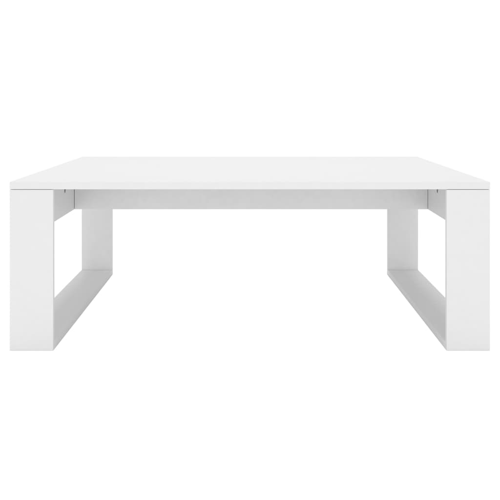  Salongbord, hvitt, 100x100x35 cm, trebasert materiale