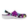 Printed EVA Beach Clogs Women Men Lightweight Breathable Slip On Garden Shoes Pool Bathroom Home Summer Sandals Garden Wear