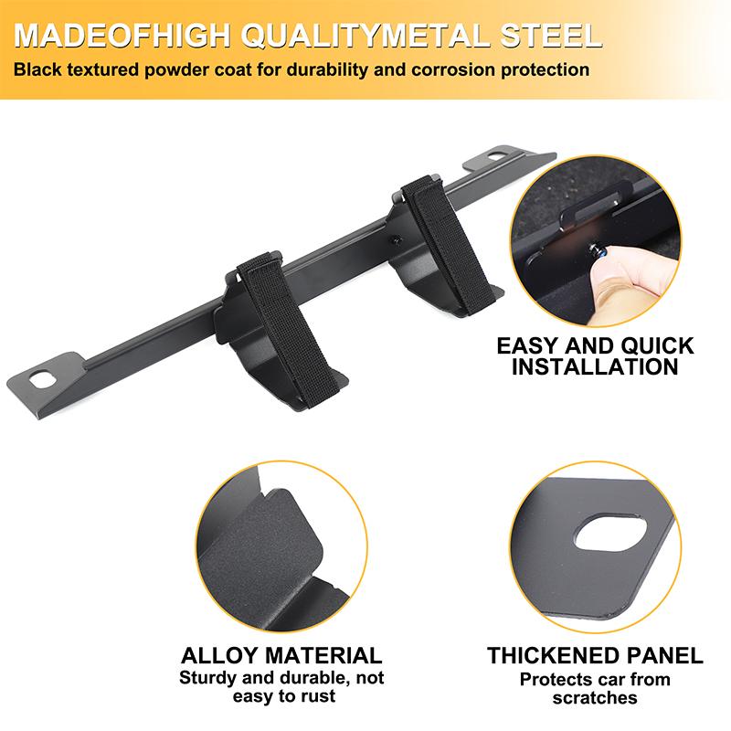 Carbon Steel Car Co-Pilot Seat Under Fire Storage Bracket For 2011-2019 Nissan JUKE Infiniti ESQ Car Organizer Accessories