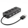 Usb Hub With Switch And Four Ports For Keyboard Mouse U Disk Data Transfer