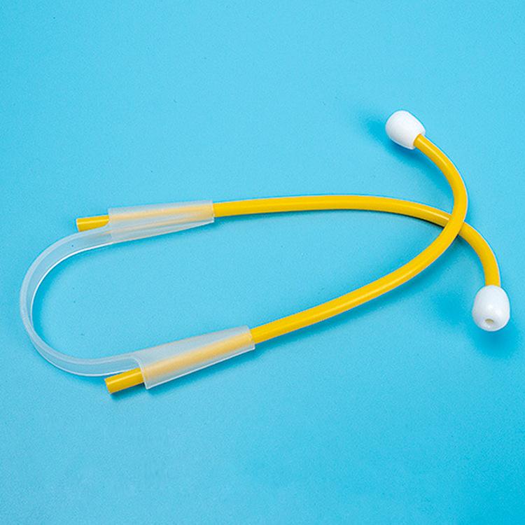 Children's Scientific Experiment Homemade Plastic Simulation Stethoscope Fun Small Production DIY Hand-assembled Material Toys